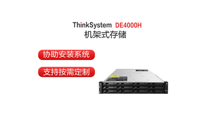 聯(lián)想 DE4000H 存儲大盤主機(jī)/雙控/4*16GB FC/10*4T